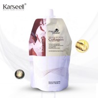 private label  silky smooth shiny collagen hair treatment for color treated hair buy in bulk