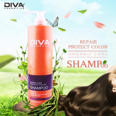 Diva Factory Price Smoothy Moisture And Silky Hair Repair Protect Color Shampoo For Dry and Damaged Hair